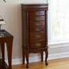 Medium Mahogany Jewelry Armoire GA1438 (SEIFS)