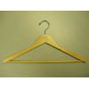 Genesis flat suit hanger w/wooden bar, natural GNA8802 (PM)