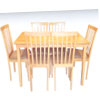 Solid Wood 7 Pcs Dinette Set HV6601(HO)