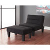 Kebo Chair and Ottoman In Black 21266195(WFS)