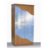 2-Door Wardrobe With Mirror L-14(CT)