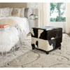 Ricardo Black and Ivory Ottoman MCR6004B(OFS)