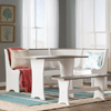 Solid Wood Monroe 3 Piece Nook Dining Set 3892(WFFS)