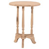 Unfinished Round Plant Table OT-601 (IC)
