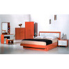 Bed With Drawers In Cherry/White P110 (PK)