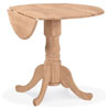 36 In. Round Dual Drop Leaf Table T-36DP (IC)