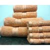 8PC Set Egyptian Cotton Towels Set In Teracota-Orange ed8pc