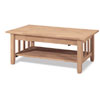 Unfinished Mission Tall Lift Top Coffee Table  BJ6TCL (IC)