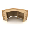 60 In. Corner Desk CDB-120 (LF)