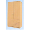 2 Door Wardrobe w/3 Drawers F5019 (TMCf)