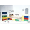 Multicolor Juvenile Bedroom Set G-SET-61 M/C (VF)