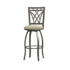 Crown Back Counter Stool 24 In. 02720MTL(LNFS)
