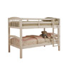 Mission Style Twin Bunk Bed White 90152WHT(LN)(Free Shipping