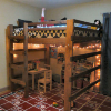 Solid Wood Brute Adult Loft Bed 1000 Lbs Wt. Capacity