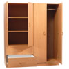 Wardrobe with 4 Doors and 2-Jumbo Drawers W448_(WPFS150)