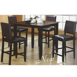 Thorton 5-Pc Counter Height Dining Set 0340/0342 (A)