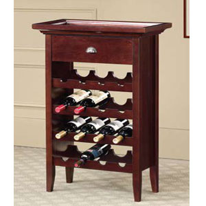 Transitional Cappuccino Wine Rack - Coaster 100164(COFS40)
