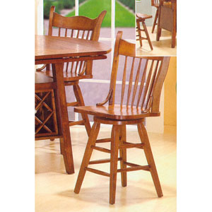 Pub Chair In Oak Finish 100529 (CO)