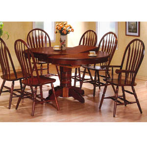 Single Pedestal Dining Table 100691 (CO)