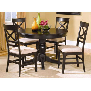 5 Pc. Black Finish Dinette Set 101271/2 (CO)