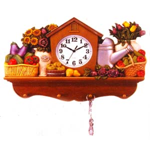 Wall Clock With Holder 1014 (PJ)