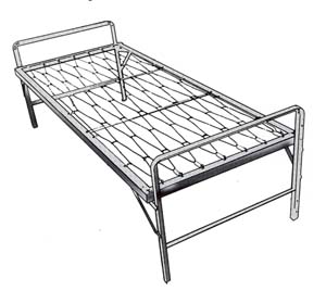 Army Style Single Bed 1111 (RO)