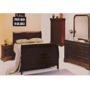 Louis Phillipe Bedroom Set 1121 (WD)