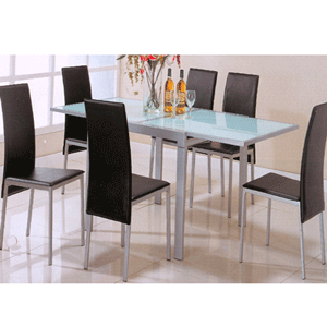 Frosted Glass Dinette Set 120211/2 (CO)