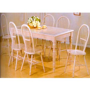 5-Pc Wash Finish Dining Set 1211-39/44 (WD)