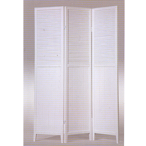 White Finish Wooden Screen 1423(ABC)