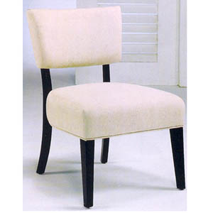 Comtemporary Armless Accent Chair 1659 (WD)
