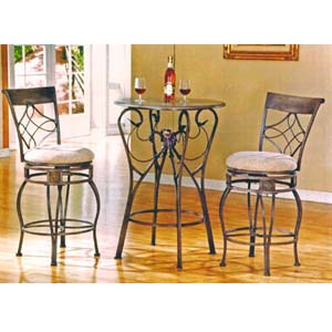 3-Piece Renaissance Pub Table & Bar Stools 2031/3031_ (ML)