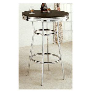 Soda Fountain Black Bar Table W/ Retro 2405 (COFS20)