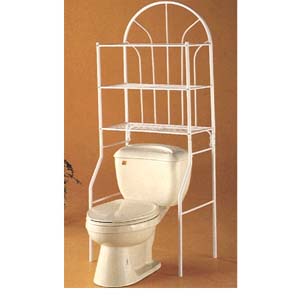 White 3 Tier Bathroom Shelf 2511 (CO)