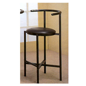 Modern Style Black Bar Chair W/ Padded Vinyl Seat 2715 (CO)