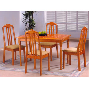 5 Pcs. Tera Tile Top Dinette Set 3024tera(P)