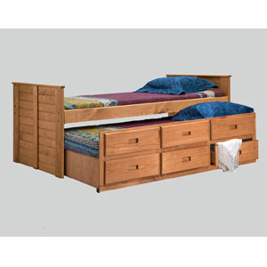 Twin Or Full Size Captain Bed 3991(PC)