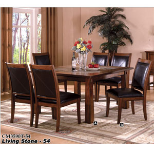 Living Stone Dining Set CM3590T-54_(IEM)