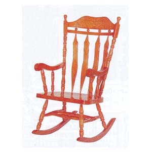 Oak Finish Rocker 3814 (WD)