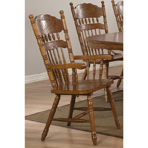 Trieste Windsor Country Style Arm Chairs (Set of 2) (OFS)