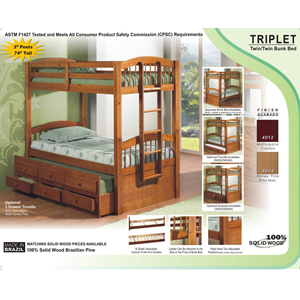 Twin/Twin Triplet Bunkbed 401_(PI)