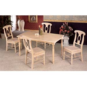 5-Pc White Wash Dinette Set 4360/4106 (CO)