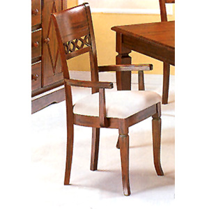 Solid Wood X Back Arm Chair 4425 (CO)