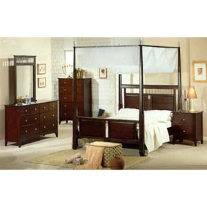 5-Piece Bedroom Set In Capuccino Finish 4485_ (CO)