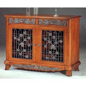 Wine Cabinet In Cherry Finish 4547 (CO)