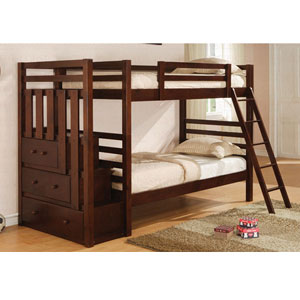 Twin/Twin Bunkbed With Staircase 460087/88 (CO)