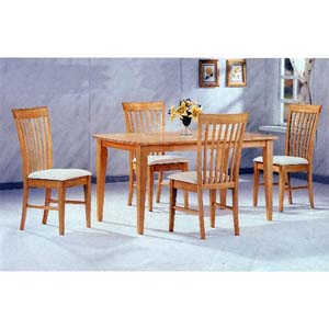 5-Pc Dining Set In Maple Finish 4856/4898 (CO)