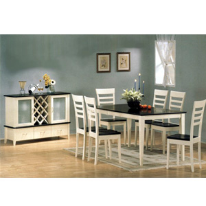 7-Pc Capuccino And Buttermil Dinette Set 5067-68 (CO)