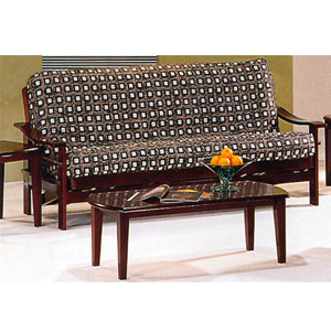 Mahogany Wood Futon Frame 5114D (WD)