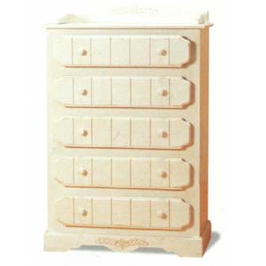 Antique White Finish Solid Wood Chest 5990 (CO)